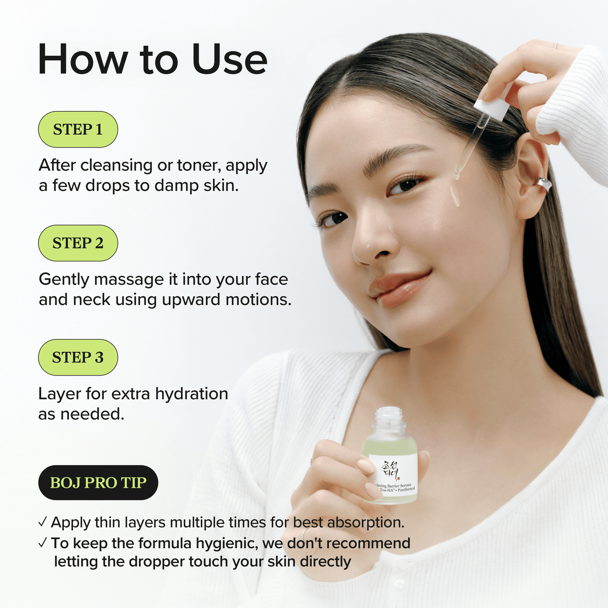 Beauty of Joseon Calming Barrier Serum : Green Tea-HA™ + Panthenol 30ml