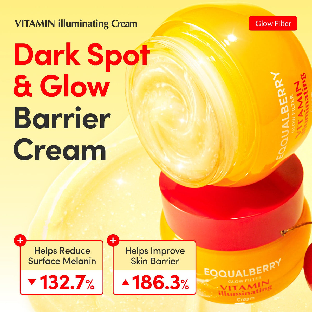 EQQUALBERRY Vitamin illuminating Cream 50ml