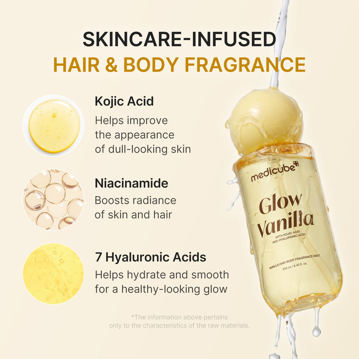 Medicube Glow Vanilla Hair & Body Fragrance Mist 100ml
