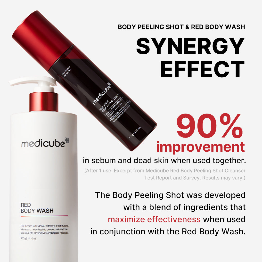 Medicube Red Body Peeling Shot Cleanser 110g