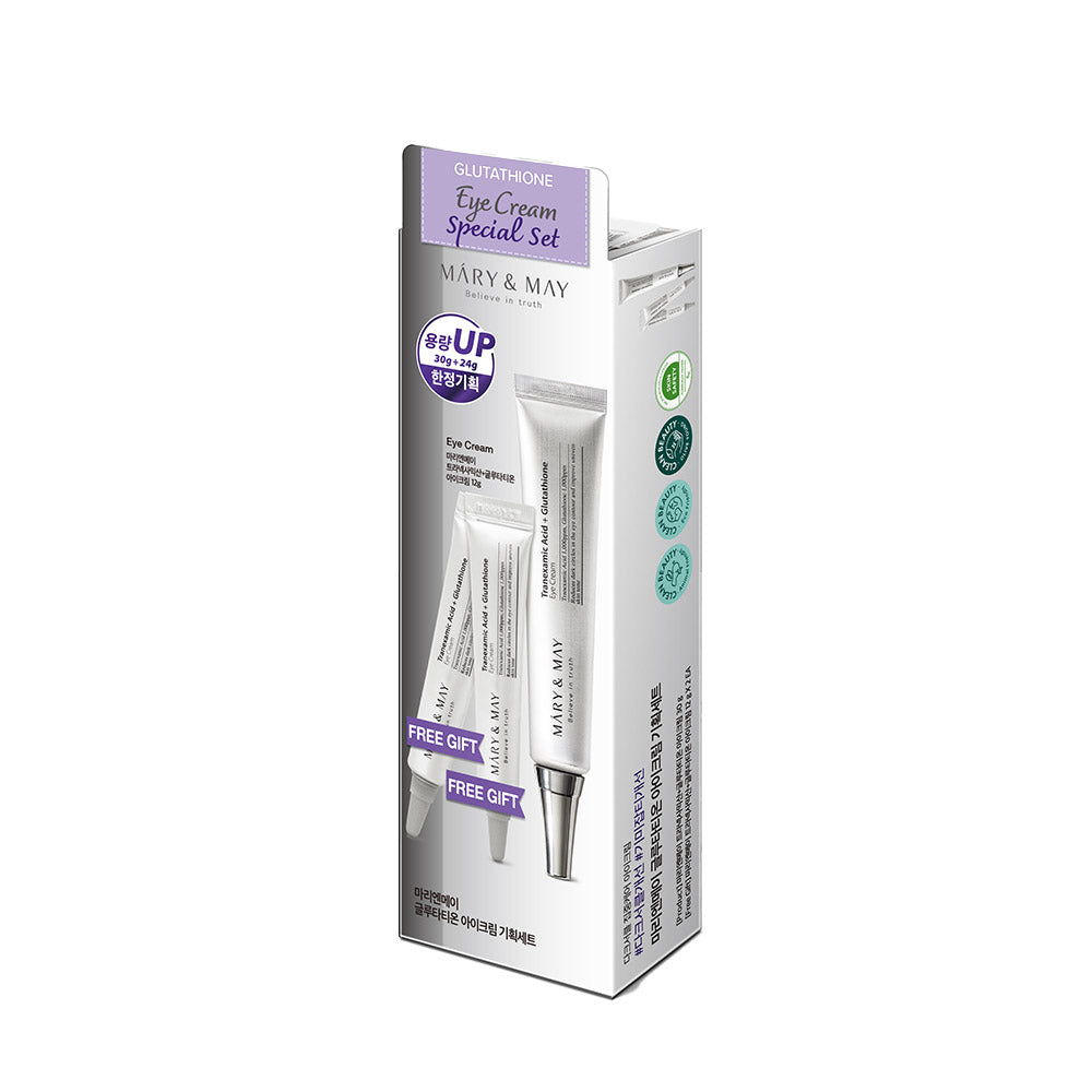 Mary & May Tranexamic Acid + Glutathione Eye Cream Special Set 30g + 2 x 12g