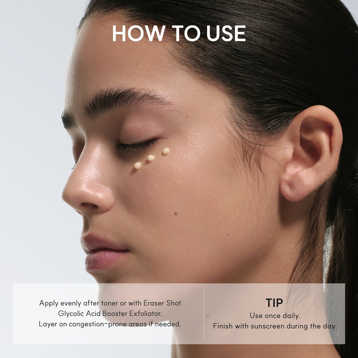 Arencia Eraser Shot Glycolic Acid Booster, Daily Clarifying Multi-Acid Formula for Smoother, Clear-Looking Skin 30ml