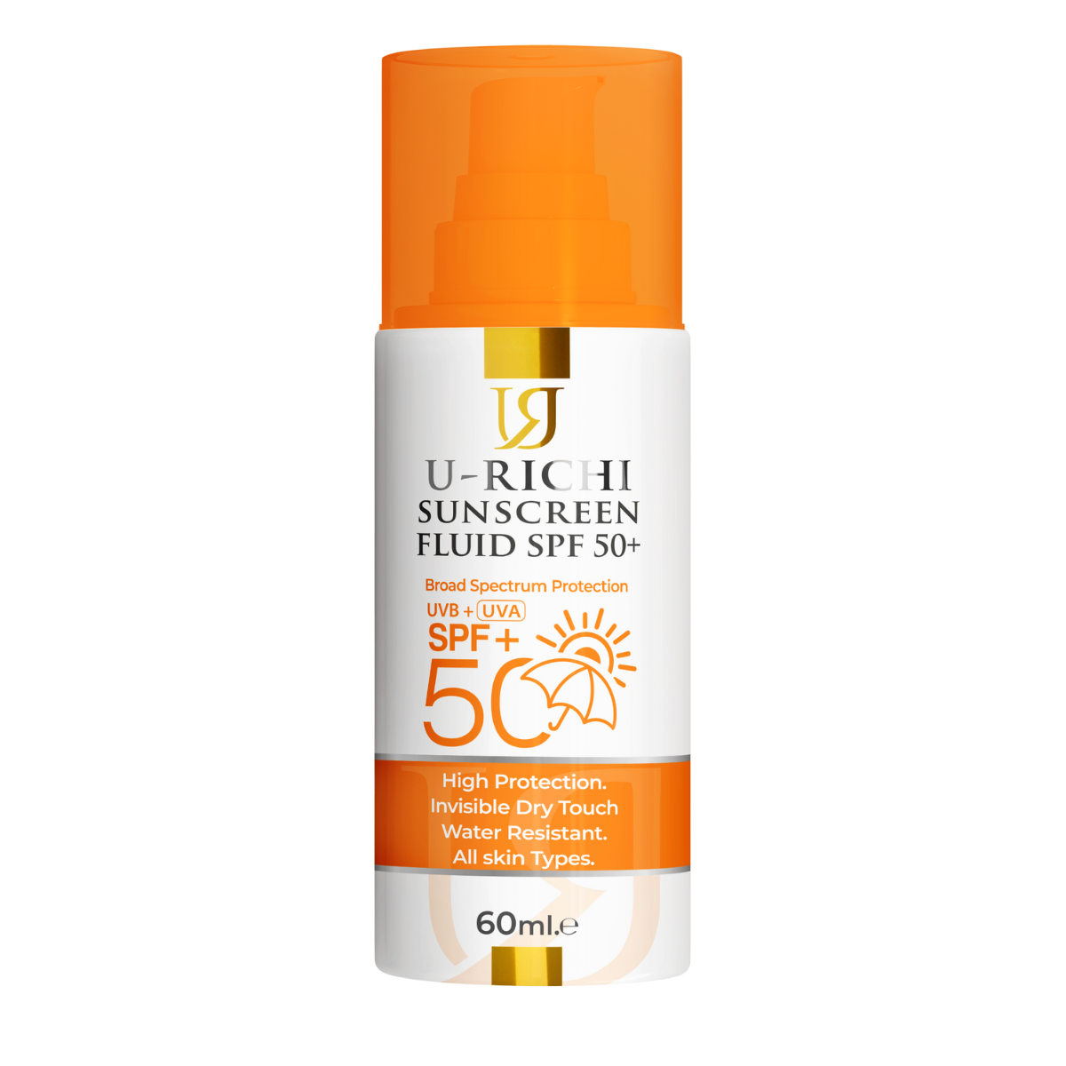 U-Richi Sunscreen Fluid SPF50+ 60ml