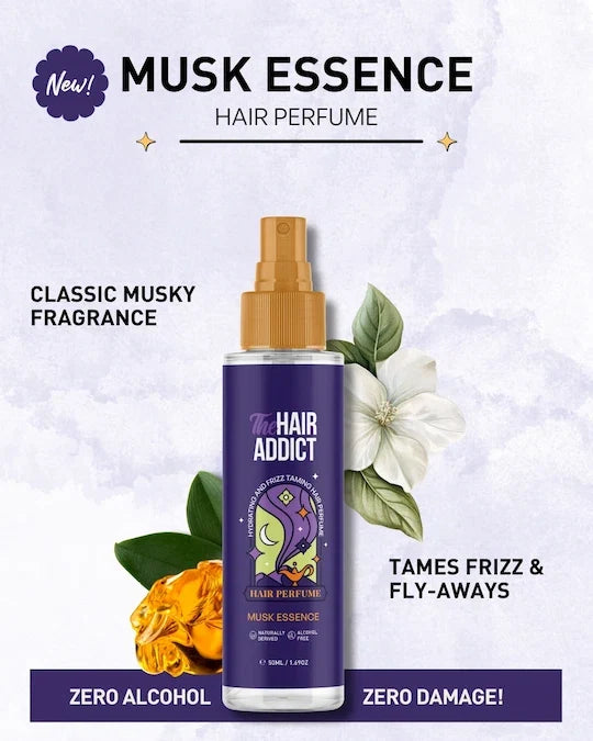 The Hair Addict Musk Essence Hair Perfume - 50ml 50ml