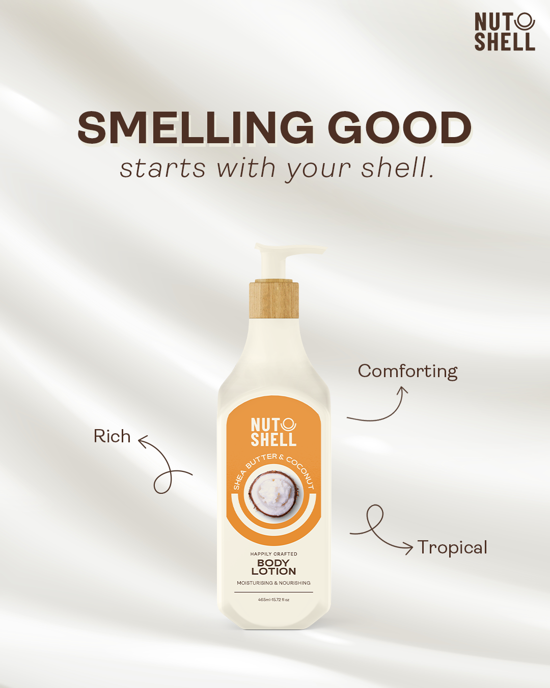 Nutshell Shea Butter & Coconut - Body Lotion 465ml