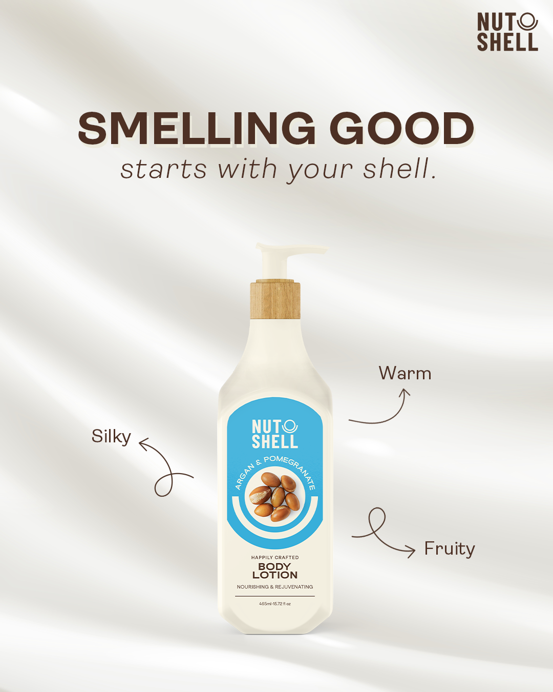Nutshell Argan & Pomegranate - Body Lotion 465ml