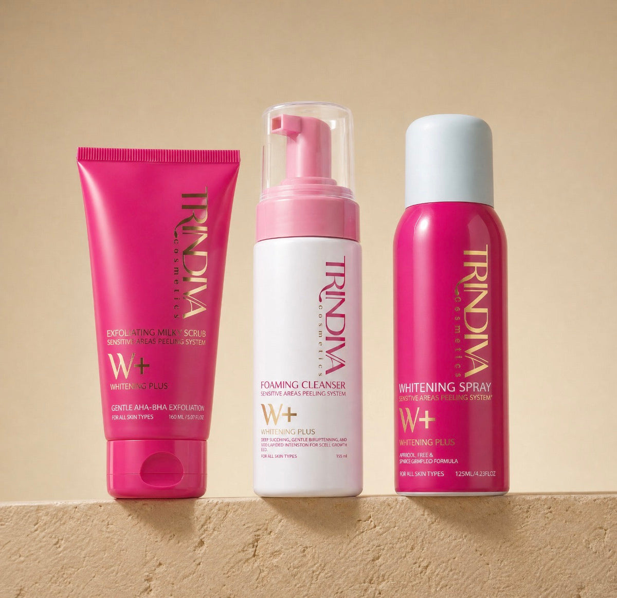 Trindiva Sensitive Areas Peeling System Kit