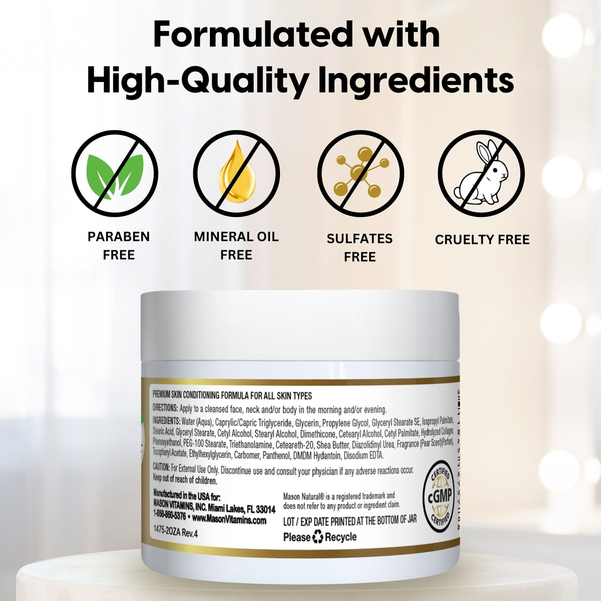 Mason Natural Collagen Beauty Cream 57g