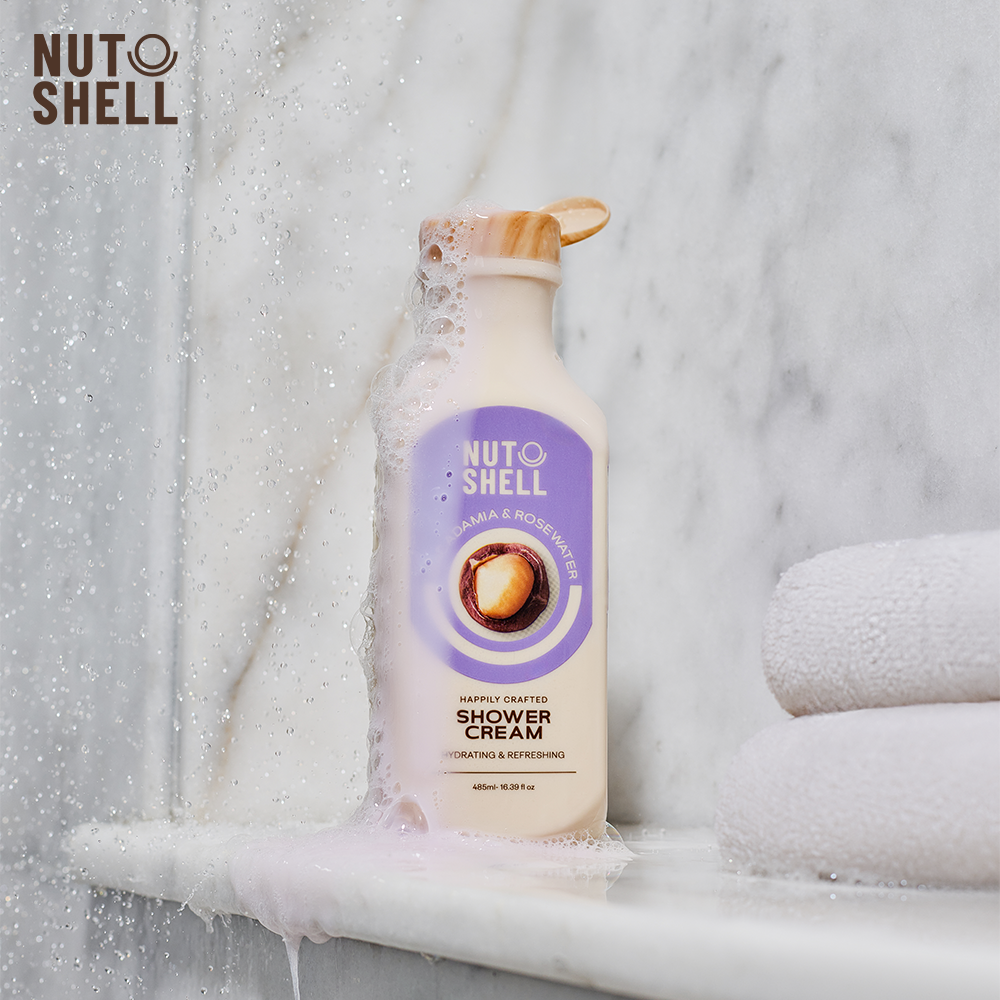 Nutshell Macadamia & Rose Water - Shower Cream 485ml