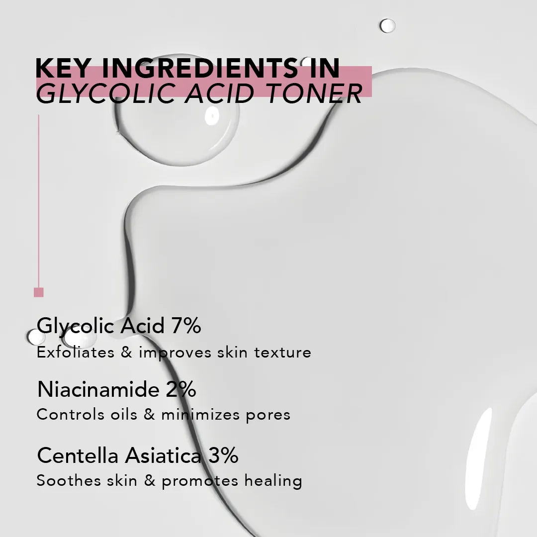 Dermaelle Gentle Exfoliating & Radiance Glycolic Acid Toner 350ml 350ml