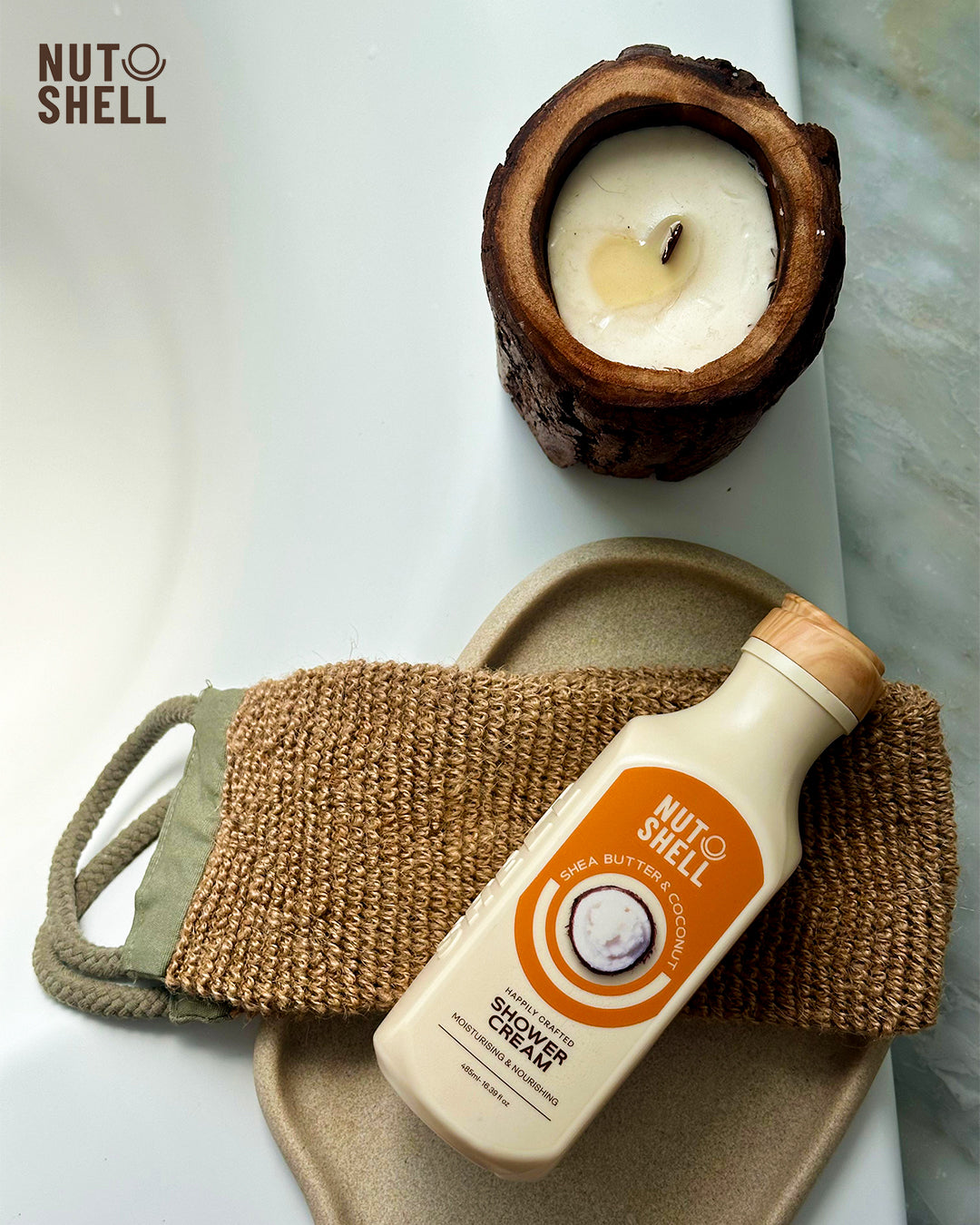 Nutshell Shea Butter & Coconut - Shower Cream 485ml