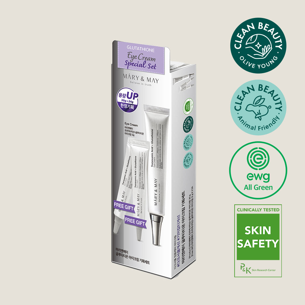 Mary & May Tranexamic Acid + Glutathione Eye Cream Special Set 30g + 2 x 12g