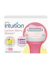 Schick Intuition Intuition Lemon Berry Breeze Refill Blades 3 refills