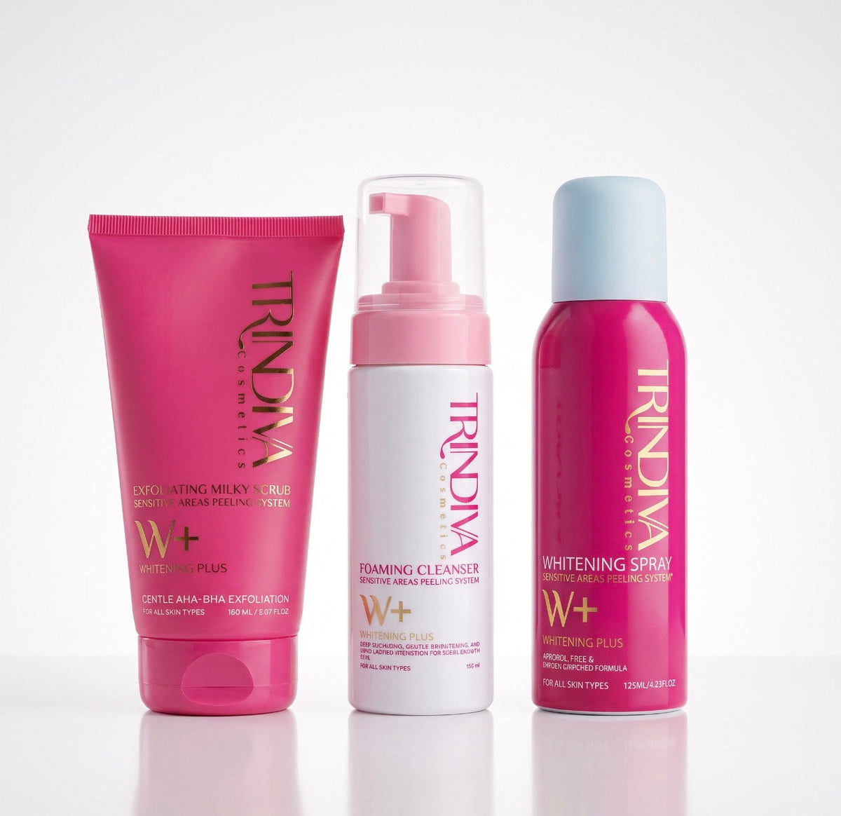 Trindiva Sensitive Areas Peeling System Kit