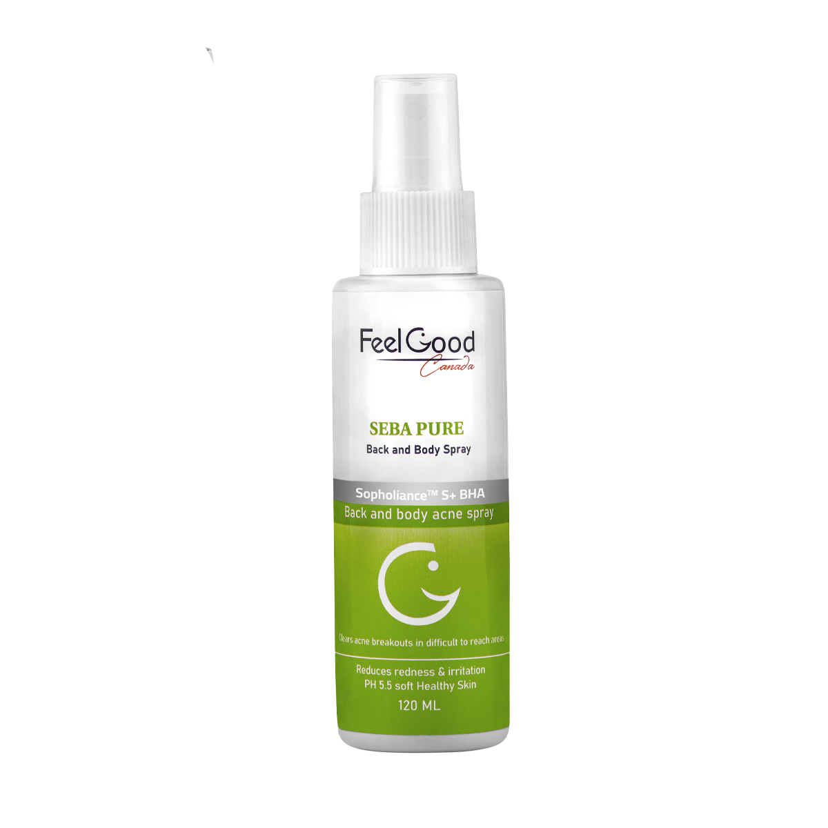 FeelGood Seba Pure Spray is the best body acne treatment for oily skin, 120 ml 120ml