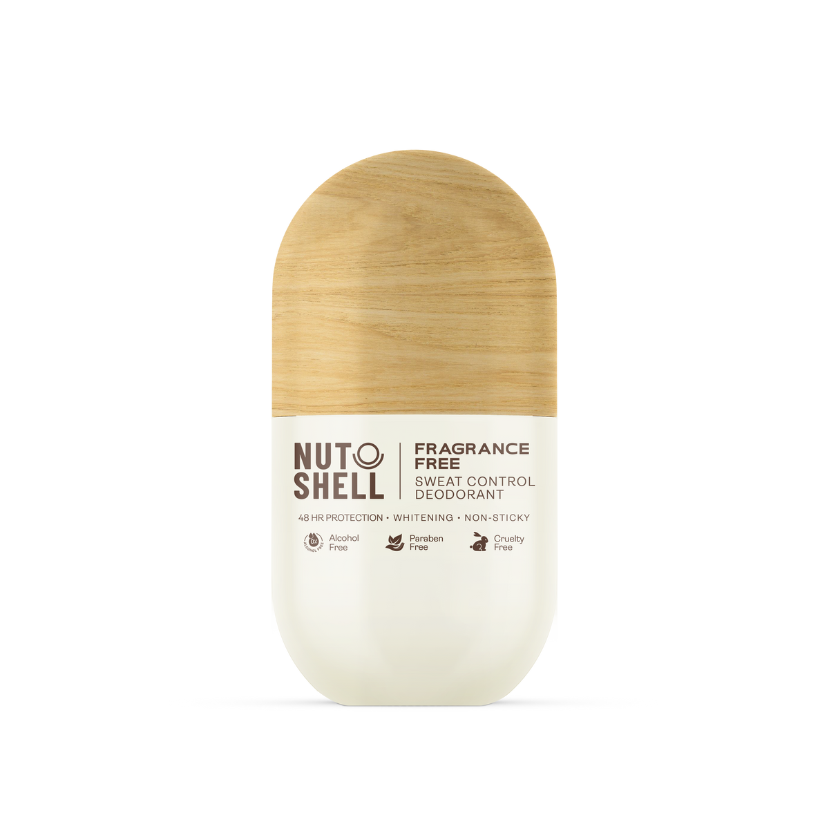 Nutshell Fragrance Free Roll On 50ml