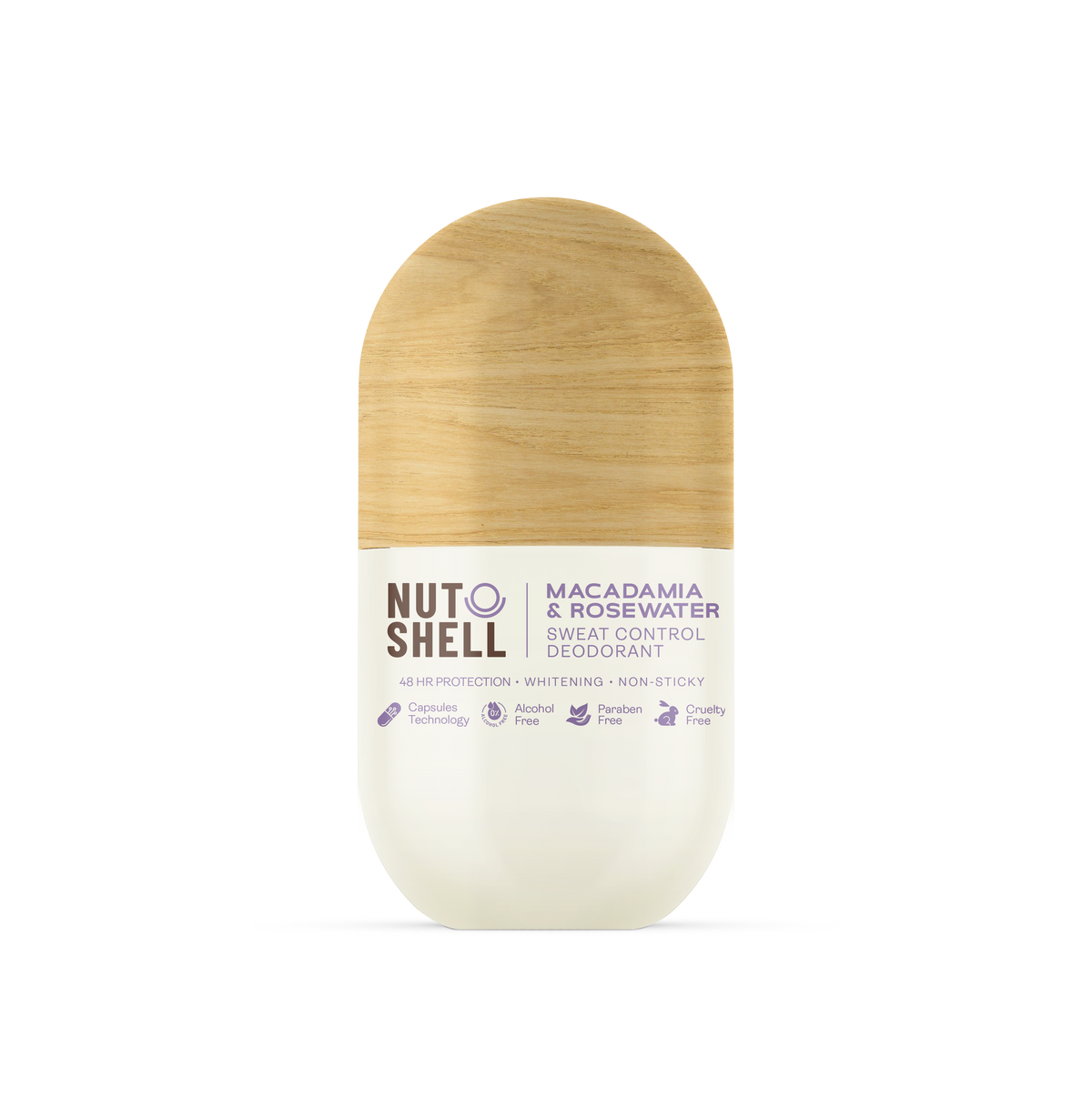 Nutshell Macadamia & Rosewater Roll On 50ml