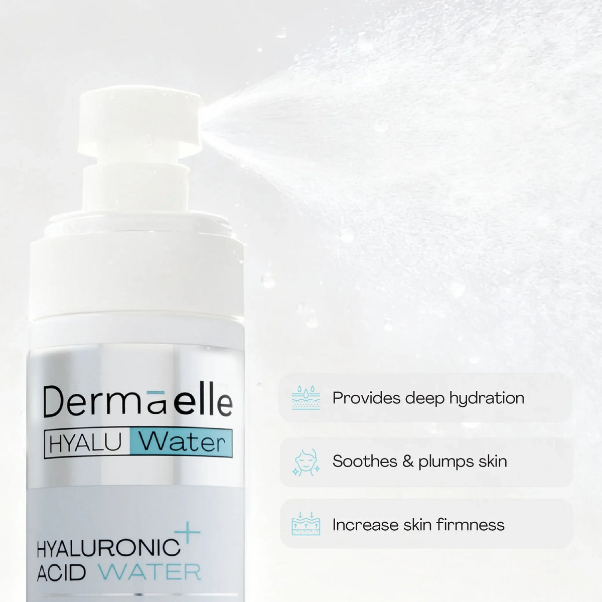 Dermaelle HyaluWater Hyaluronic Acid Water 200ml 200ml