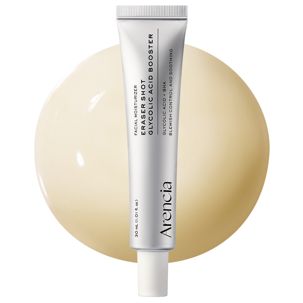 Arencia Eraser Shot Glycolic Acid Booster, Daily Clarifying Multi-Acid Formula for Smoother, Clear-Looking Skin 30ml