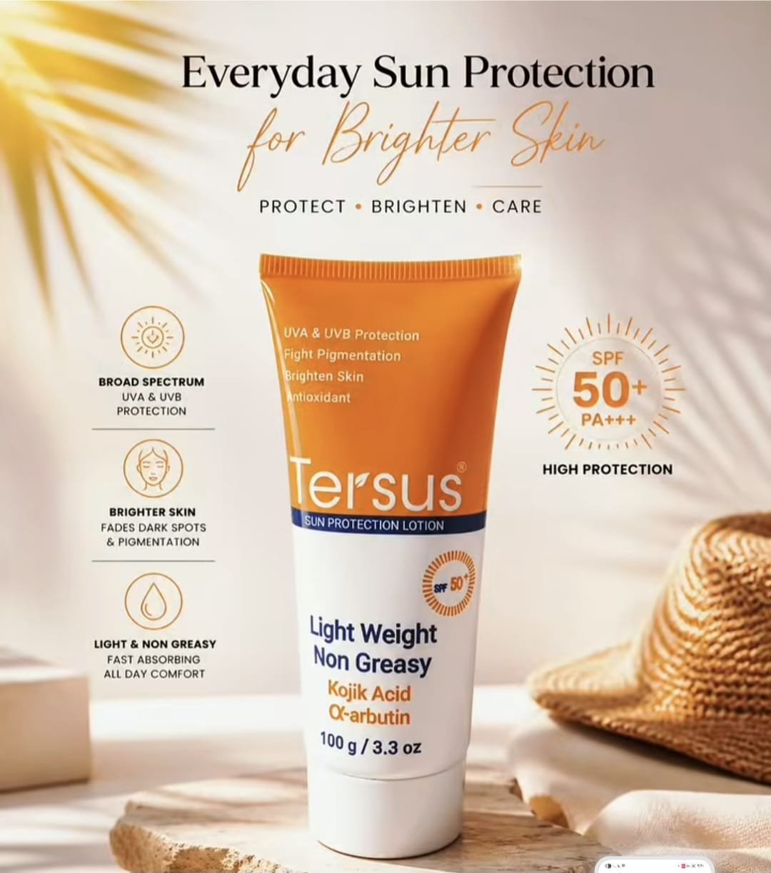 Tersus Sun Screen 100gm