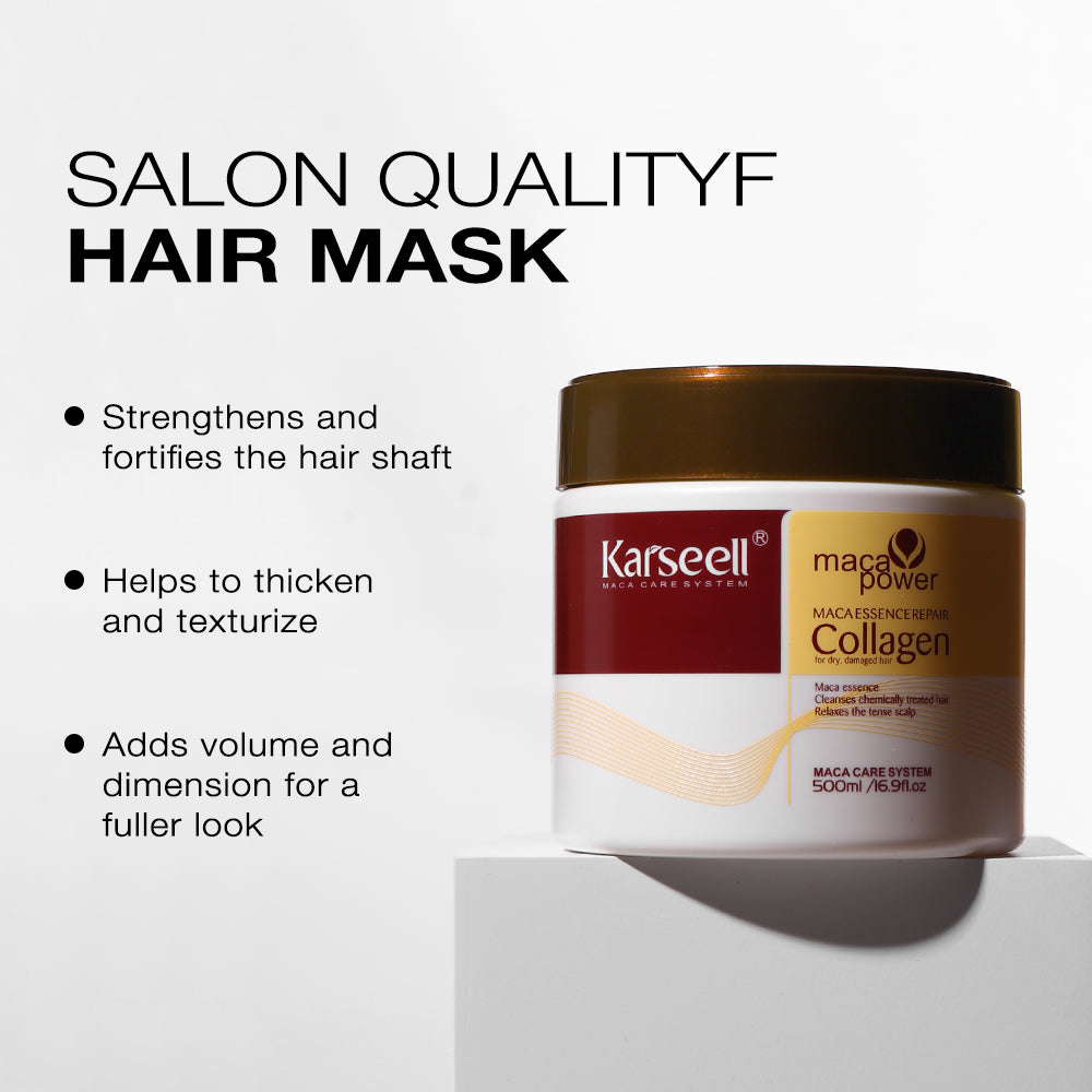 Karseell Maca Essence Repair Collagen Hair Mask Jar 500ml