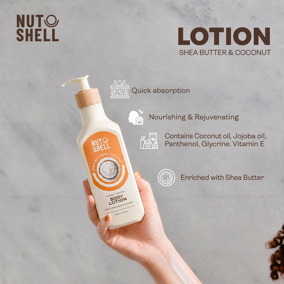 Nutshell Shea Butter & Coconut - Body Lotion 465ml