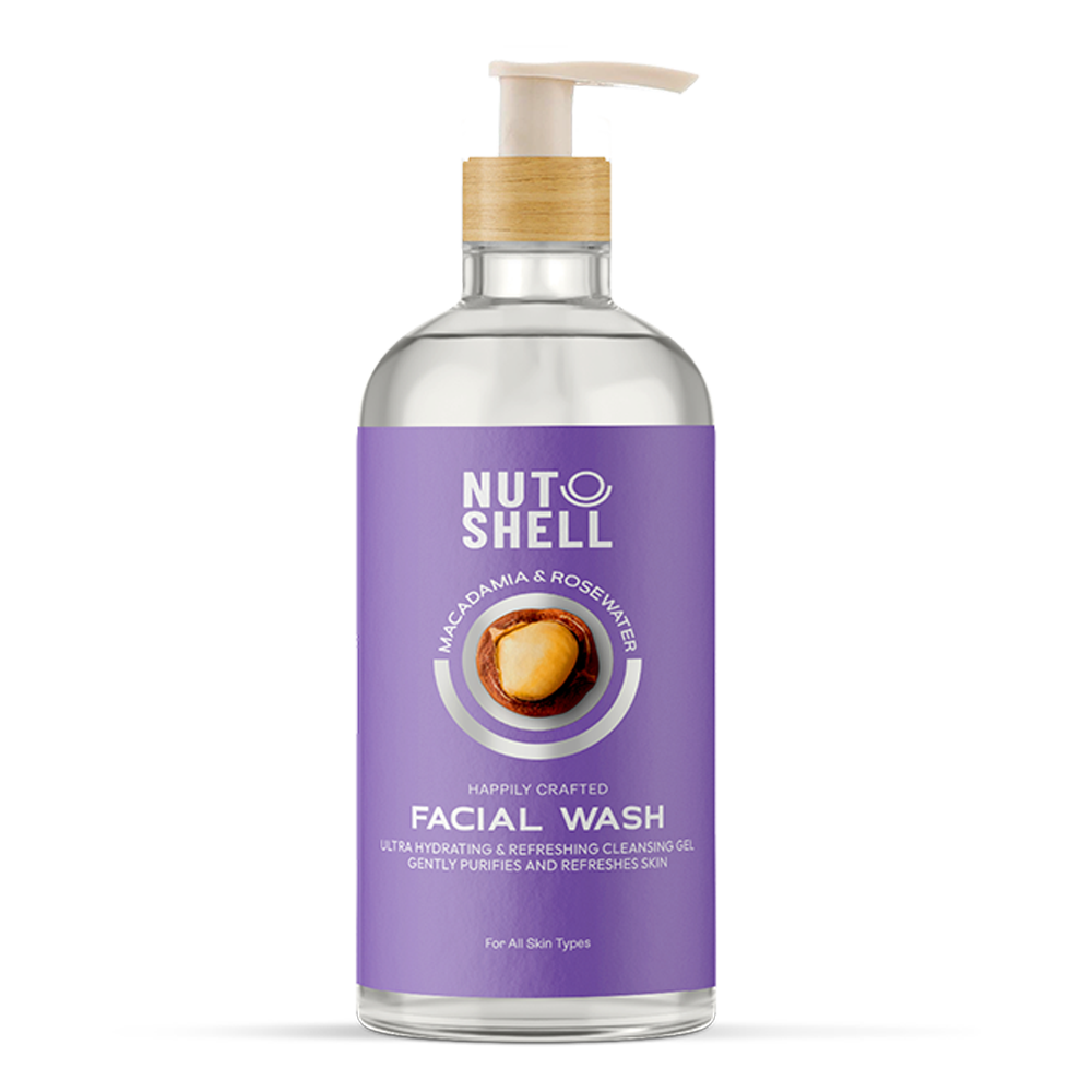Nutshell Macadamia & Rose Water Facial Wash 250ml
