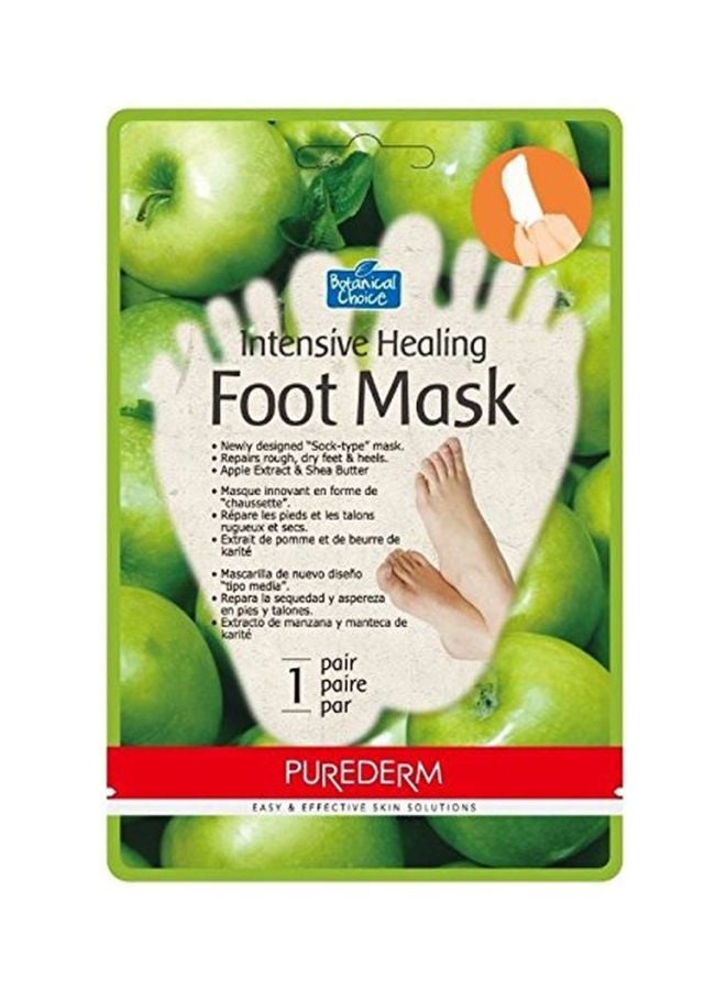 Purederm Intensive Healing Foot Mask Green Apple 32g