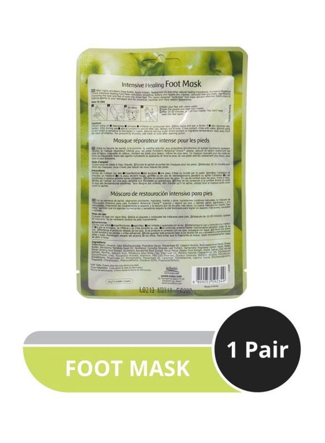 Purederm Intensive Healing Foot Mask Green Apple 32g