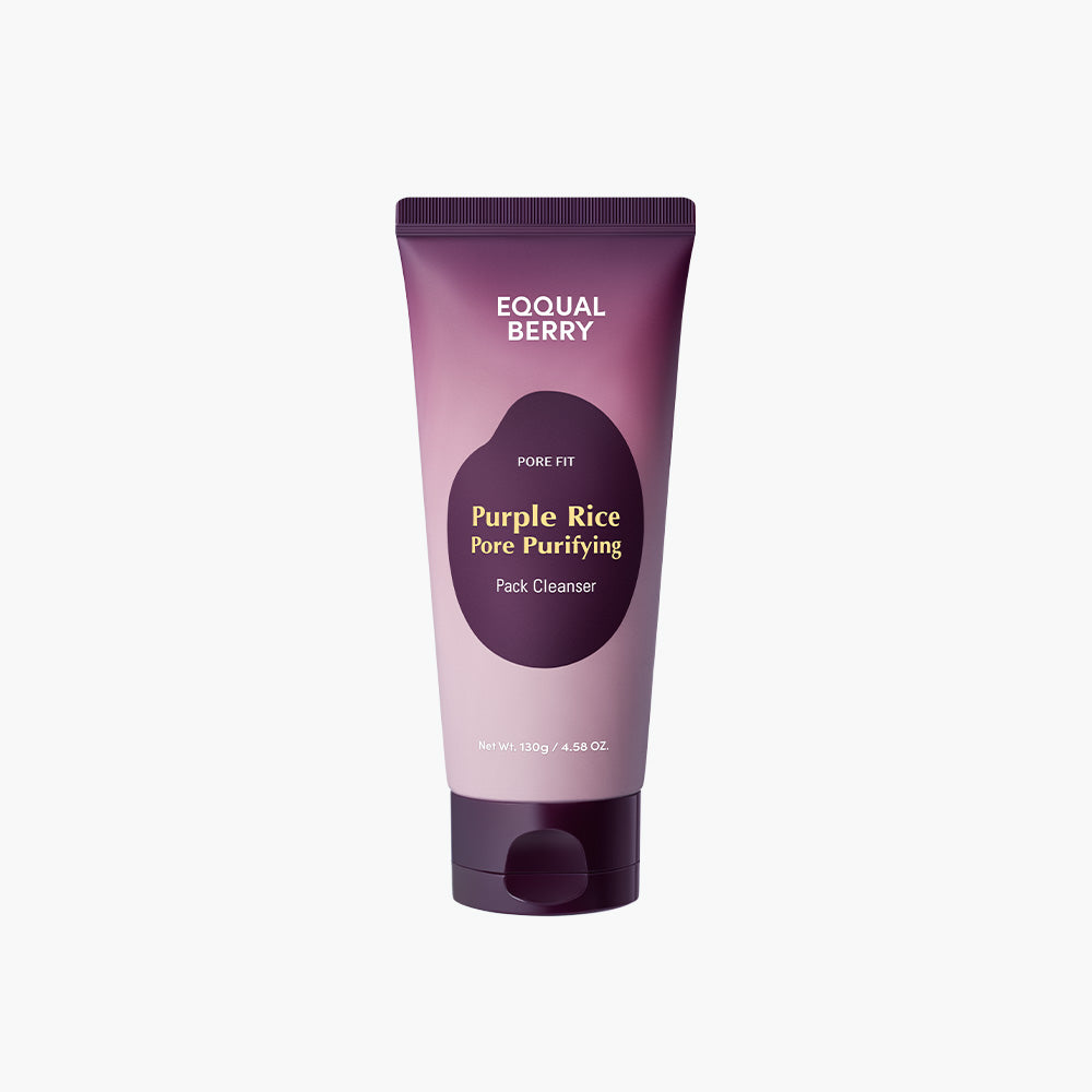 EQQUALBERRY Purple Rice Pore Purifying Pack Cleanser 130g