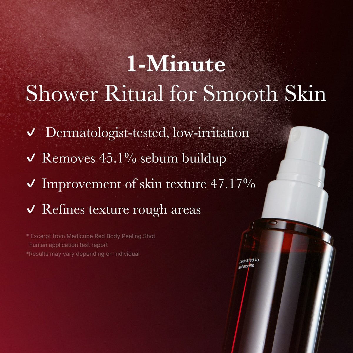 Medicube Red Body Peeling Shot Cleanser 110g