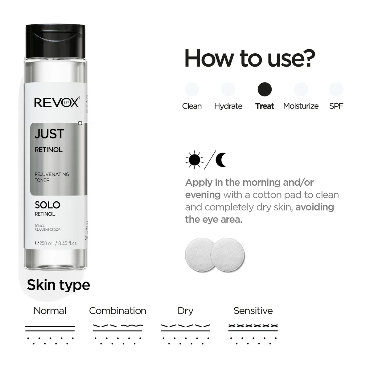 REVOX B77 JUST Retinol Toner 250ml