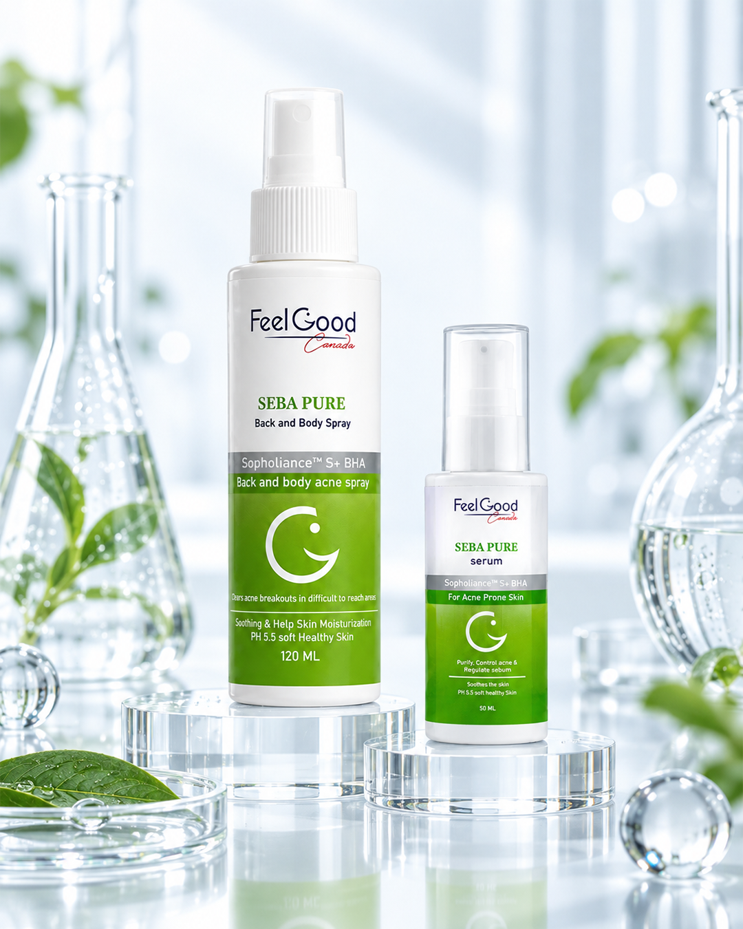 FeelGood SebaPure Intensive Care Set – Powerful Acne Treatment Bundle