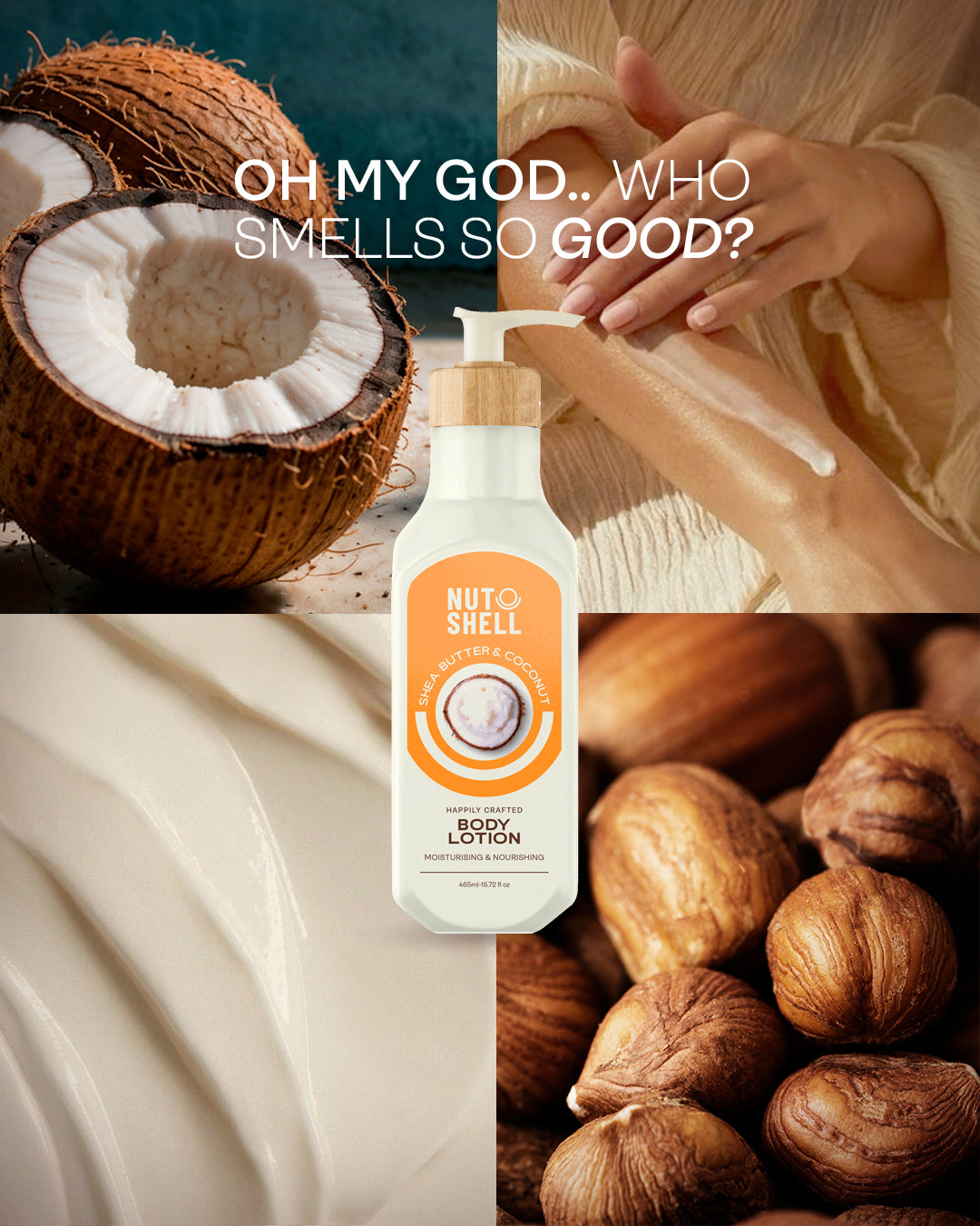 Nutshell Shea Butter & Coconut - Body Lotion 465ml