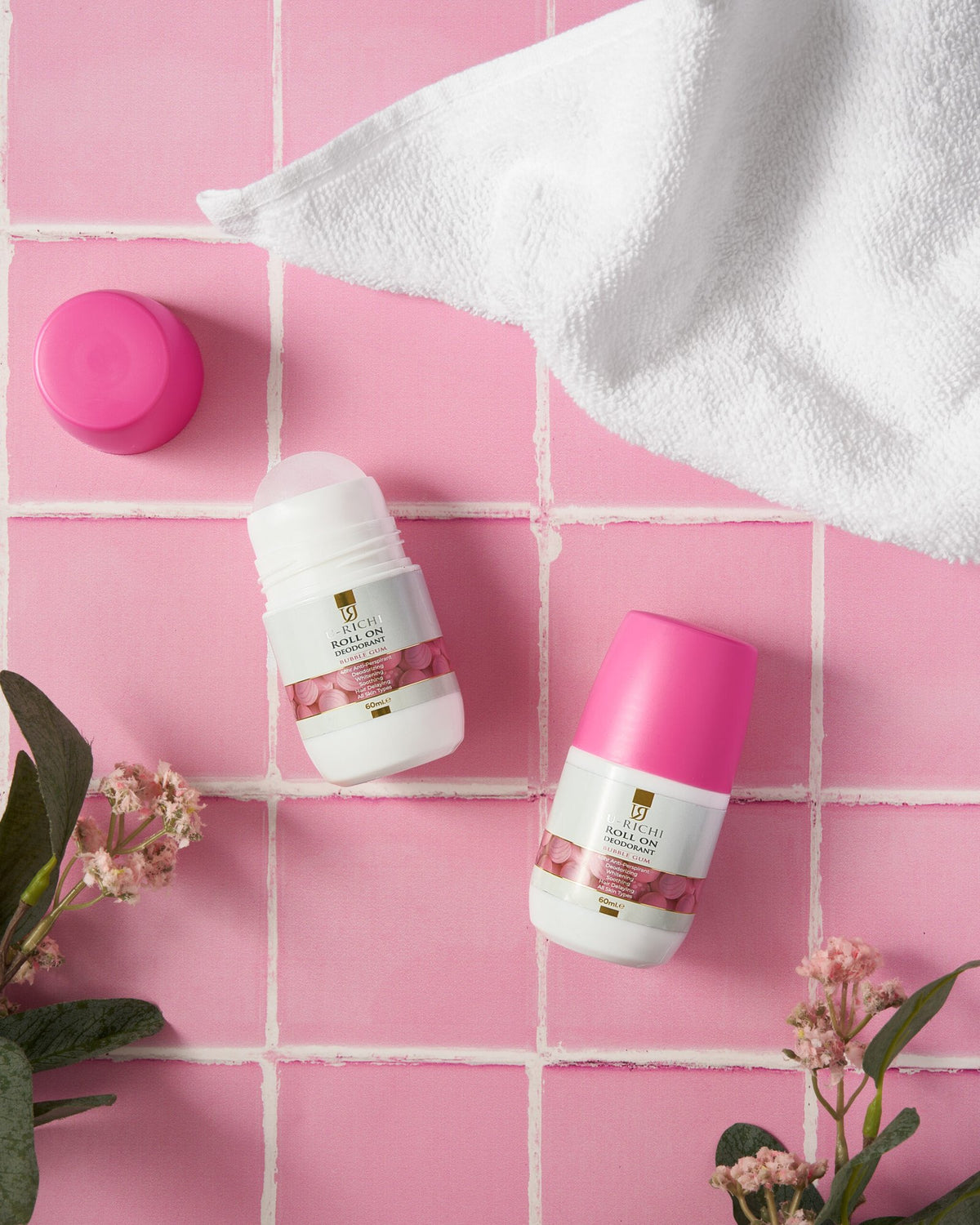 U-Richi Roll-On Deodorant Bubble Gum 60ml