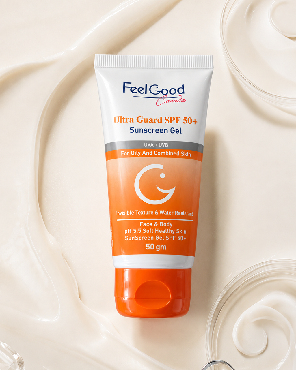 FeelGood Ultra Guard Sunscreen Gel, the best sunscreen for oily skin, 50 ml 50ml
