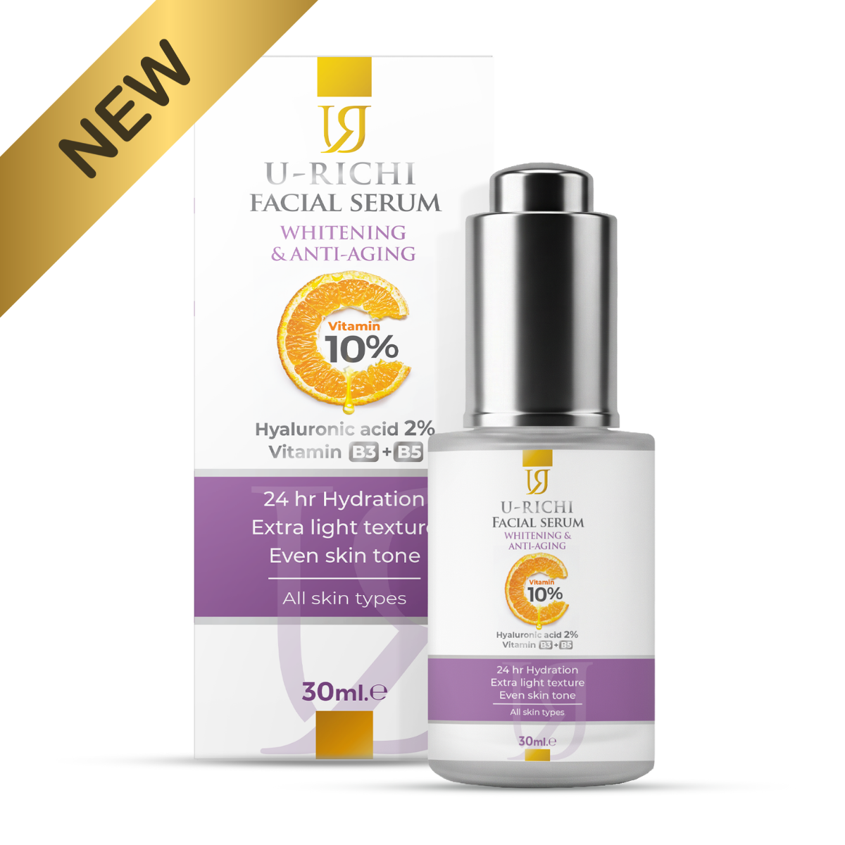 U-Richi Facial Serum Vitamin C 10% 30ml