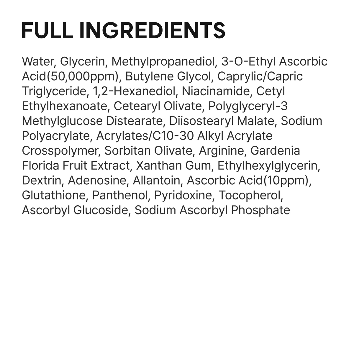 Arencia Vitamin C Booster Shot Serum 30ml
