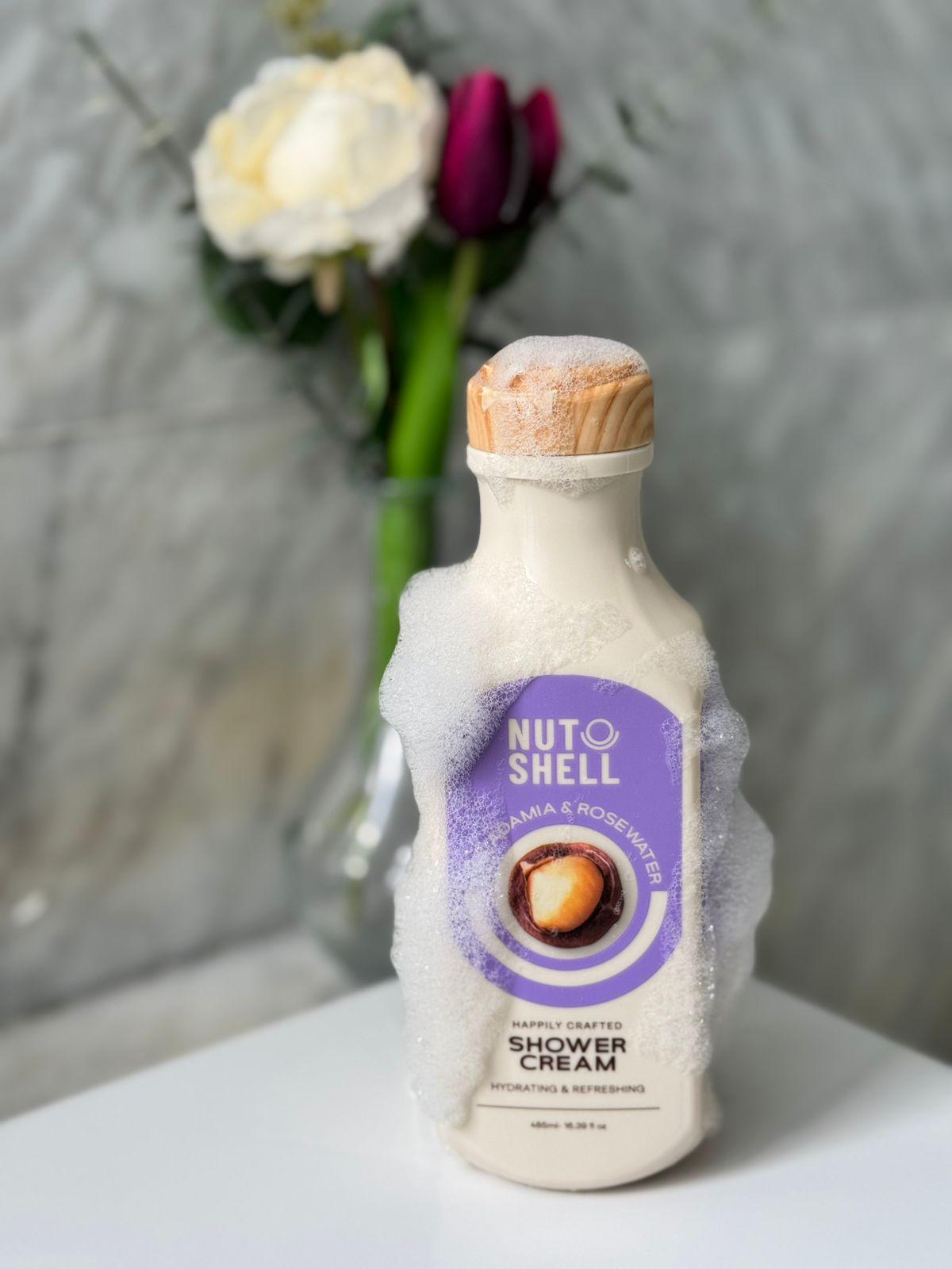 Nutshell Macadamia & Rose Water - Shower Cream 485ml