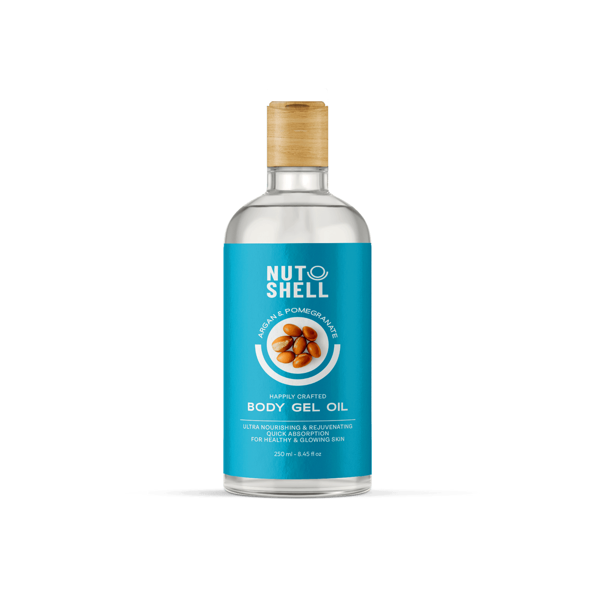 Nutshell Argan & Pomegranate - Body Gel Oil 250ml