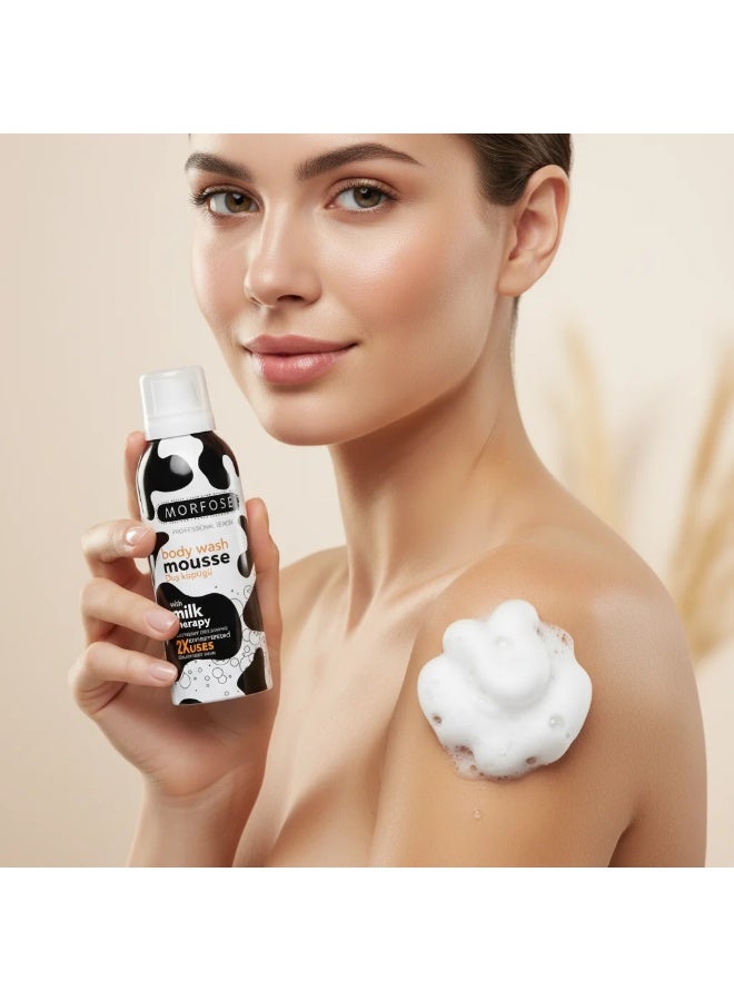 Morfose Milk Therapy Body Wash Mousse 200ml