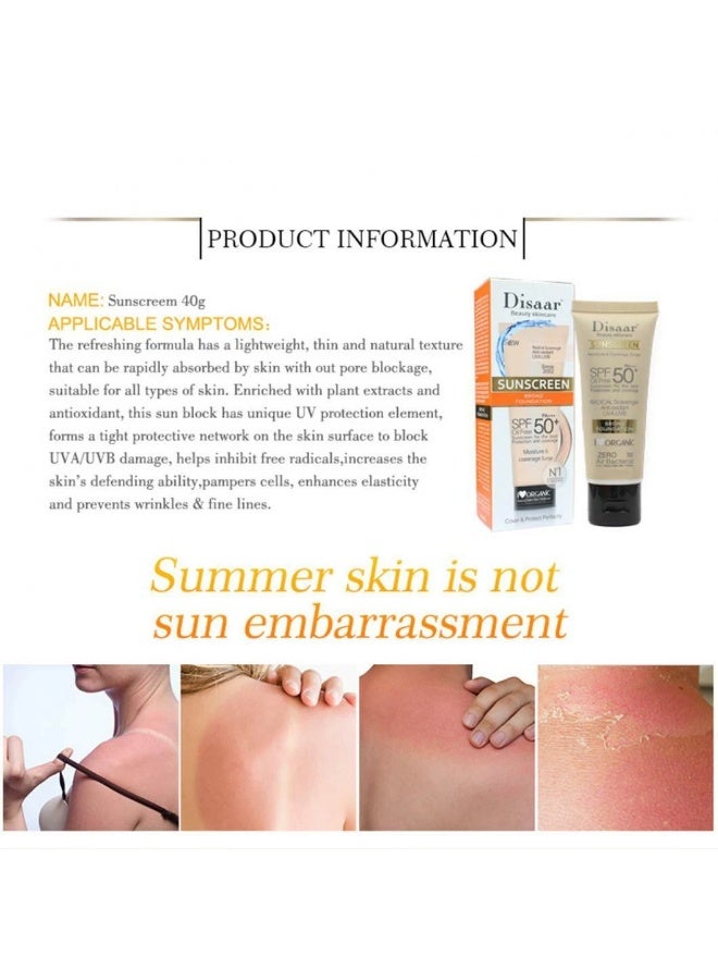 Disaar Vitamin C Sunscreen Bronze Foundation 40g