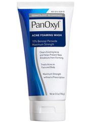 PanOxyl Acne Foaming Wash 10% Benzoyl Peroxide 156g