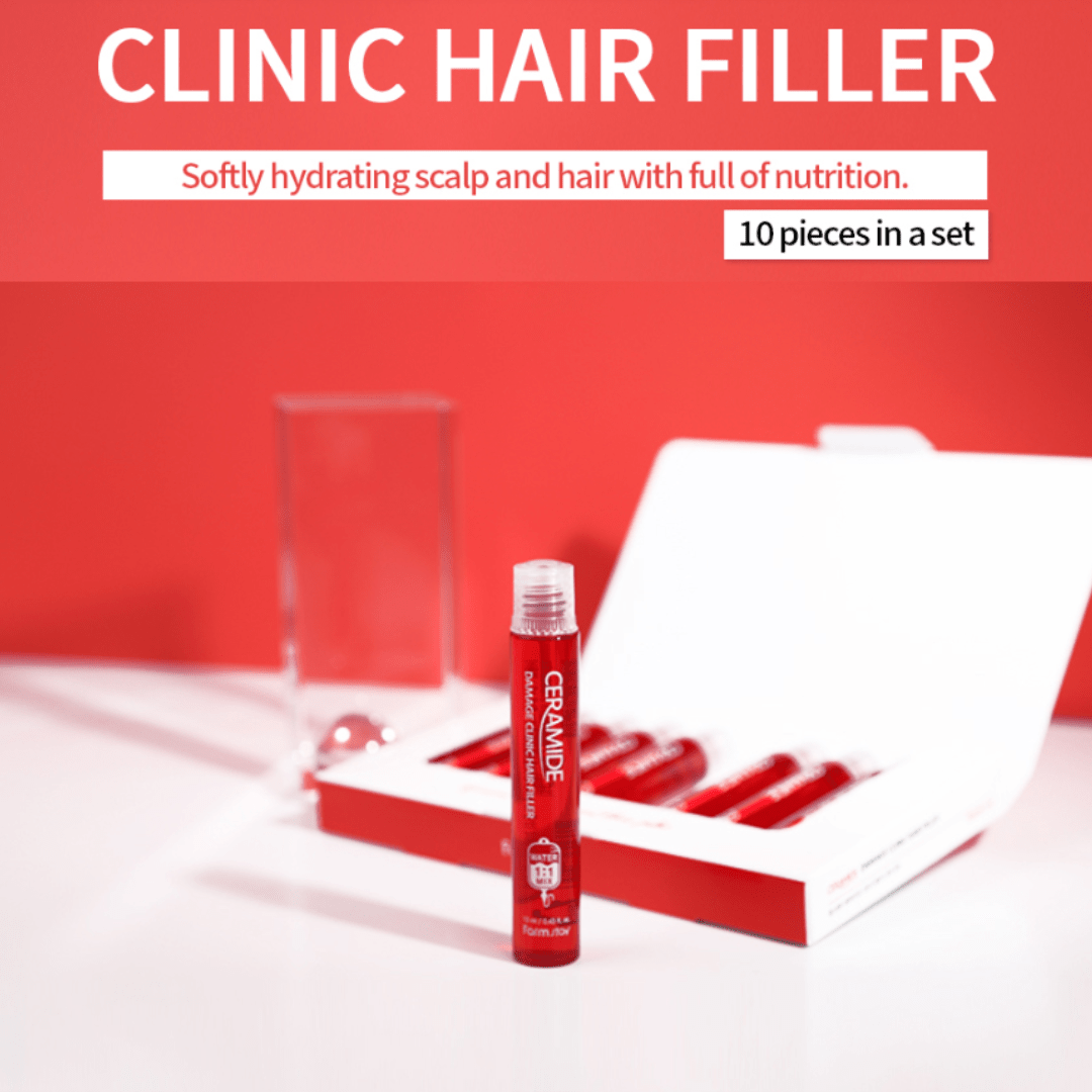 Farmstay Ceramide Damage Clinic Hair Filler Ampoules 10 x 13ml