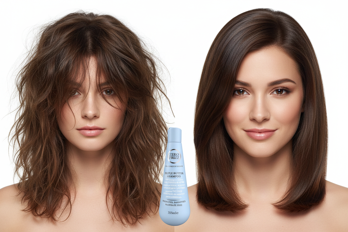 Zero Frizz Triple Butter Shampoo 355ml