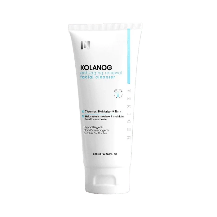 Kolanog Anti-Aging Facial Cleanser for Dry Skin 200ml