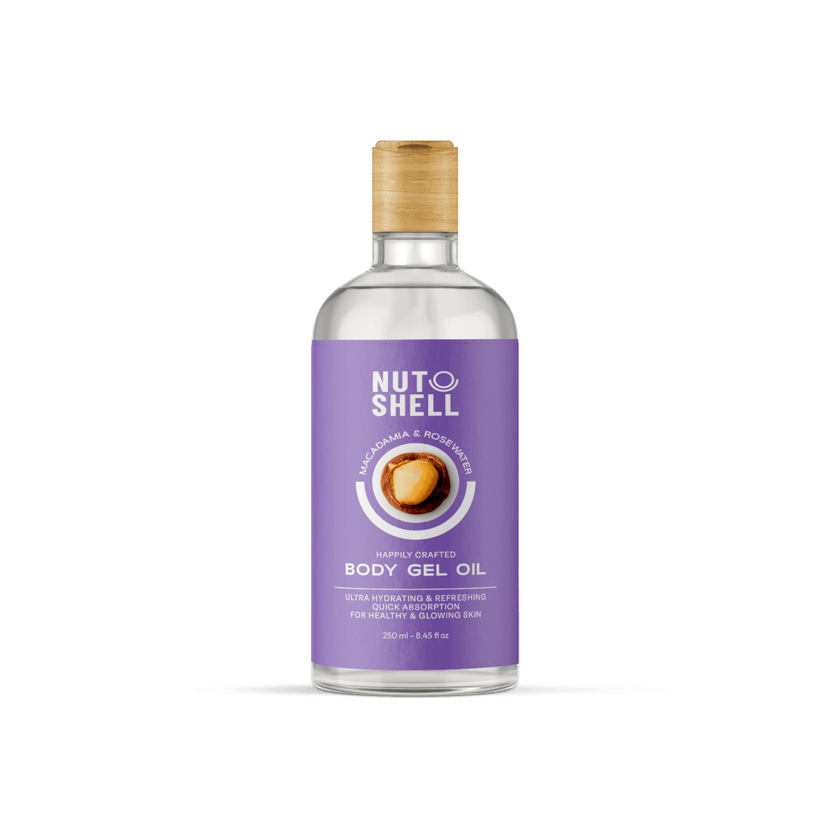 Nutshell Macadamia & Rose Water - Body Gel Oil 250ml