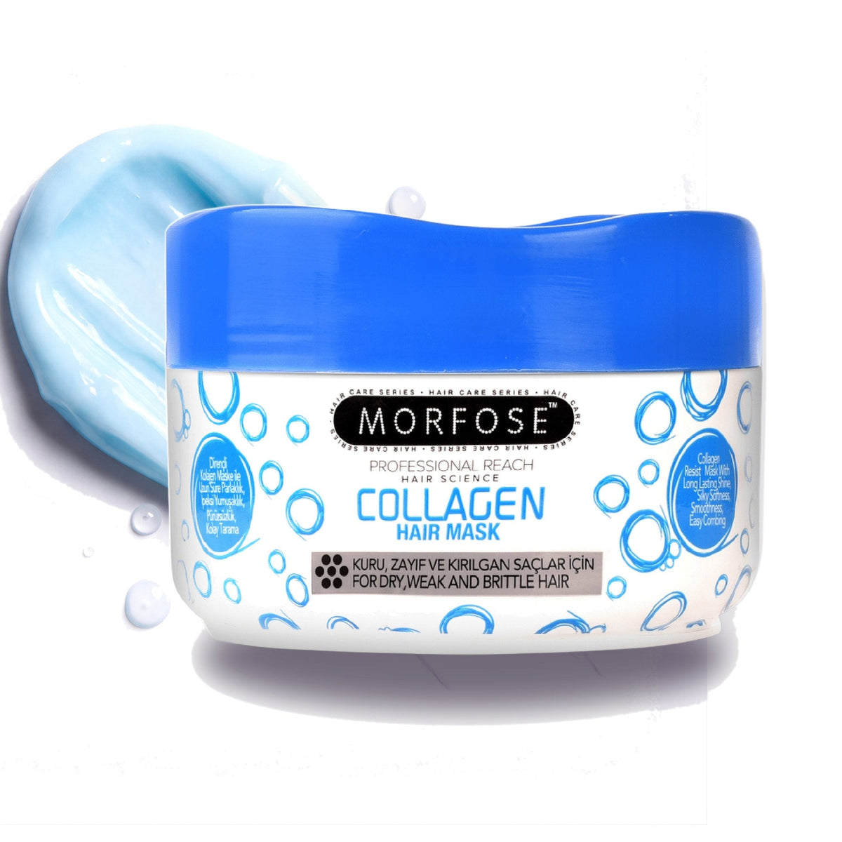 Morfose Collagen Hair Mask for Fine, Flat Hair 500ml