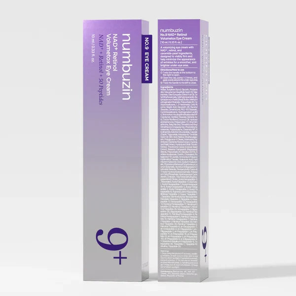 numbuzin No.9 NAD+ Retinol Volumetox Eye Cream 10ml