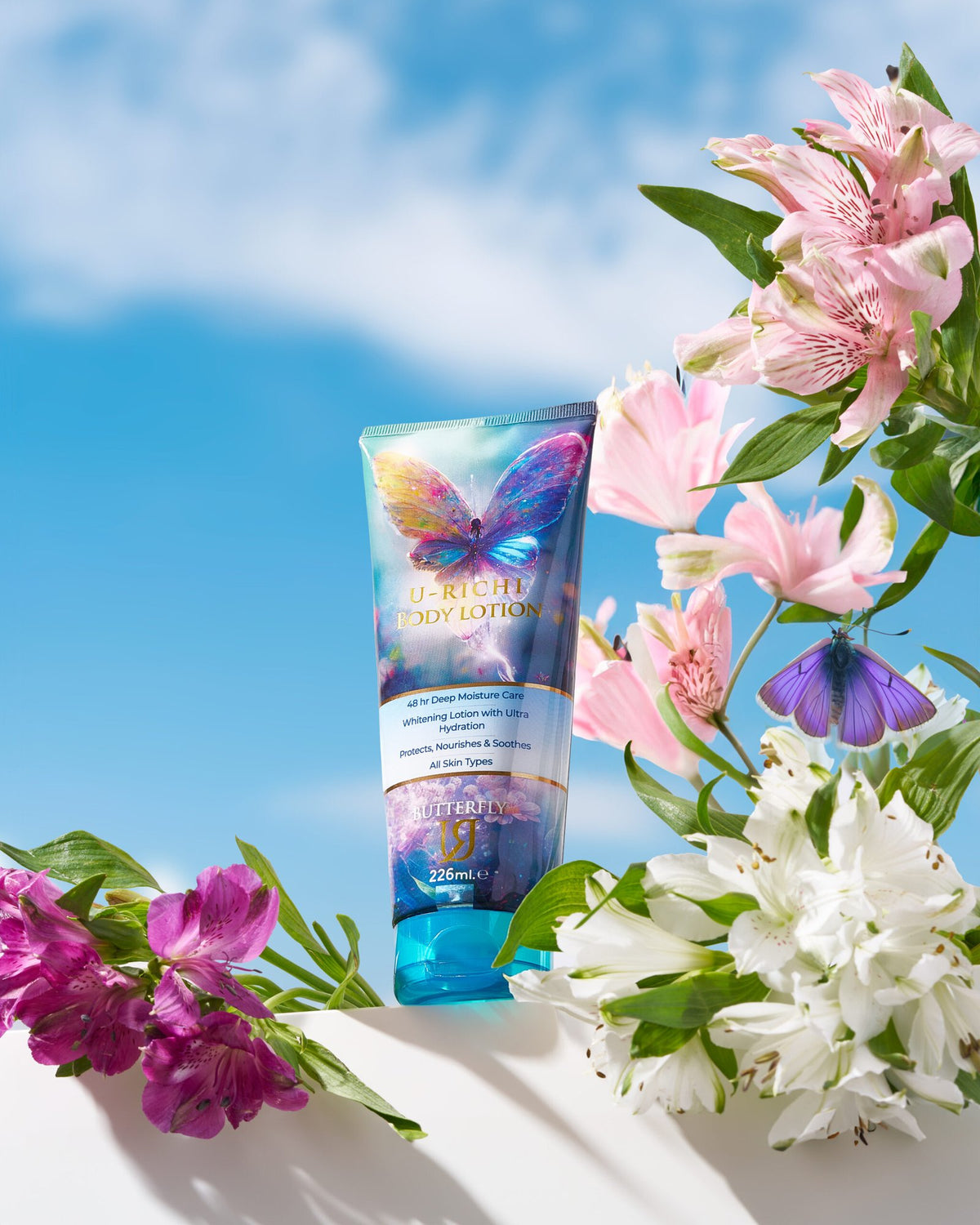 U-Richi Body Lotion Butterfly 226ml